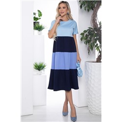 Платье Легкость выбора (голубое) П10029