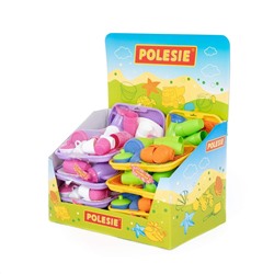320067 Wader Набор детской посуды "Алиса" с подносом на 4 персоны (дисплей №8) Polesie