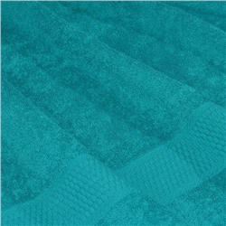 Полотенце махровое 50х90, арт. 50-90 BS, 460 гр/м2, 504-сине-зеленый