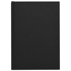 Ежедневник А5 недатированный LITE CLASSIC MATTE 136 листов твердая обложка полиуретановая обложка черный линия