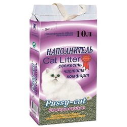 Наполнитель Pussy-cat Комкующийся, 10 л