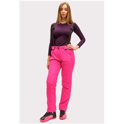 Женские зимние горнолыжные брюки розового цвета 905R