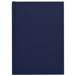 Ежедневник А5 недатированный LITE CLASSIC MATTE 136 листов твердая обложка синий линия