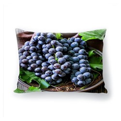Подушка декоративная с 3D рисунком "Вкус винограда"
