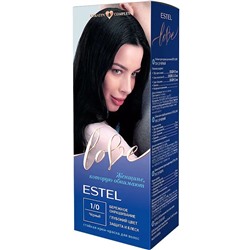 Estel LOVE Крем-краска для волос тон 1/0 черный