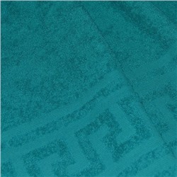 Полотенце махровое 70х140, арт. ВТ 70-140Г, 380 гр/м2, 504-сине-зеленый