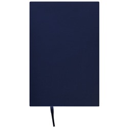 Ежедневник А5 недатированный LITE CLASSIC MATTE 136 листов синий, твердая обложка, с закладкой-ляссе