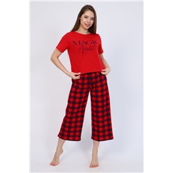Пижама женская 24378 красный