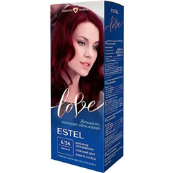 Estel LOVE Крем-краска для волос тон 6/56 махагон