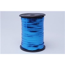 Лента декоративная Металлик-Синяя ширина 0,5 см (бобина)