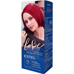 Estel LOVE Крем-краска для волос тон 7/5 рубин
