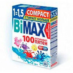 BiMax Стиральный порошок 100 пятен для ручной стирки, 400 г