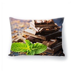 Подушка декоративная с 3D рисунком "Горький шоколад"