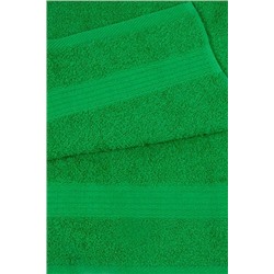 Полотенце махровое 50х90 бордюр №120 -пл. 350 гр/м2- (зеленый, 523)