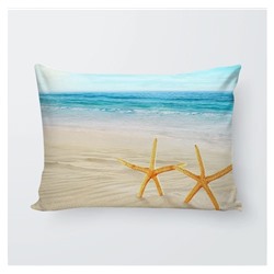 Подушка декоративная с 3D рисунком "Пляж"