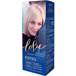 Estel LOVE Крем-краска для волос тон 10/65 блондин жемчужный