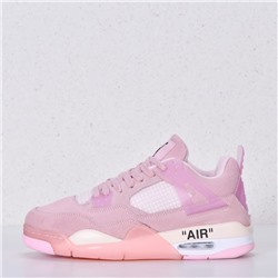 Кроссовки Nike Air Jordan 4 цвет розовый арт 1233
