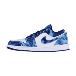 Кроссовки Nike Air Jordan 1 Low Blue арт 5526-29