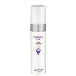 406121 ARAVIA Professional Тоник с фруктовыми кислотами AHA - Glycolic Tonic, 250 мл./12