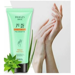 SALE80%IMAGES Увлажняющий,разглаживающий,успокаивающий крем для рук с натуральным соком алоэ, Natural Aloe Vera Hand Cream,80 гр.