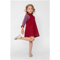 Платье Грета детское Бордовое бордовый