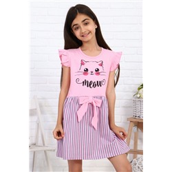 Платье детское 61023 розовый