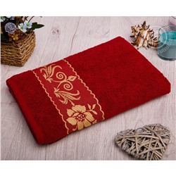 Прованс полотенце махровое (Турция) бордовый