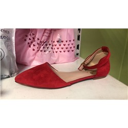 красные туфли р 38 (в размер) цена 950 руб!!!  мягкая иск замша