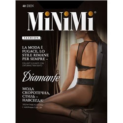 Колготки MiNiMi Diamante 40 (кружевной пояс)