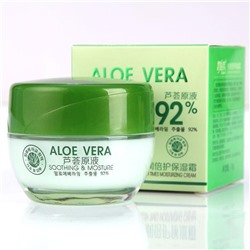 SHUBOFU, Крем-гель для лица Aloe Vera 92% Soothing Gel 70г.