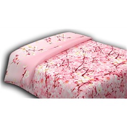 Ткань поплин 220 см "Сакура" (розовый)