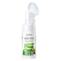 Увлажняющая пенка со щеточкой для умывания с экстрактом алоэ Sadoer Aloe Vera