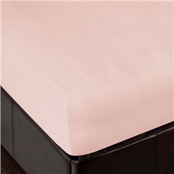 Простыня на резинке трикотажная 60х120 / Pink (розовый)