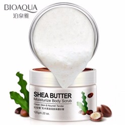 SALE 10% Bioaqua Body scrub Скраб для тела с маслом Ши и авокадо, 120г