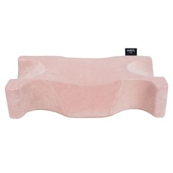 Подушка "SMOOTH SKIN" анатомическая 55х30х12,5 (велюр) розовый