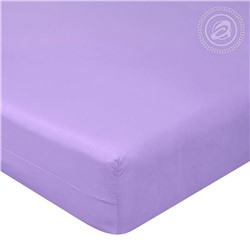 Простыня на резинке поплин 200х200х20 Византия (Фиолетовый) АРТ-Дизайн