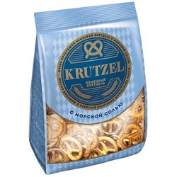 Крендельки Krutzel  Немецкий Бретцель с солью 250 г/1уп КДВ