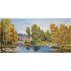 Картина 35х70 гобелен "Краски осени" (евро)