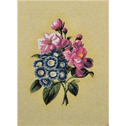 Картина 18х24 гобелен "Бутоньерка - синие цветы" (евро)