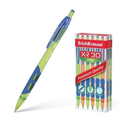 Ручка шариковая автоматическая ErichKrause XR-30 SprИндонезияg, цвет чернил синий