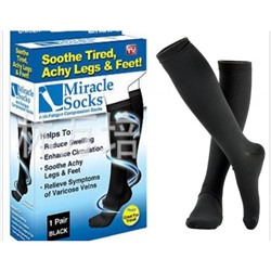 Гольфы компрессионные Miracle socks, прозрачный  целлофановый пакет