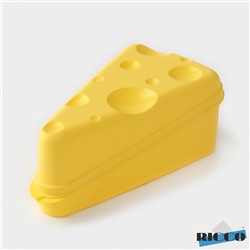 Контейнер для сыра RICCO, 19,8х×10,6×7,5 см, цвет жёлтый