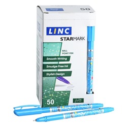 Ручка шариковая LINC STARMARK 0,70 мм синий круглый корпус