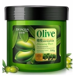 Уценка 45 % сильно повреждена упаковка! Питательный бальзам для волос «BIOAQUA» с экстрактом оливкового масла 500 мл