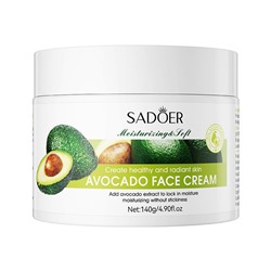Увлажняющий крем Sadoer с экстрактом авокадо 140г.