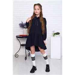 Платье для девочки Арт. 13275 темно-синий