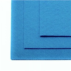 Фетр листовой мягкий IDEAL 20х30см цв.683 голубой - уп.5 листов