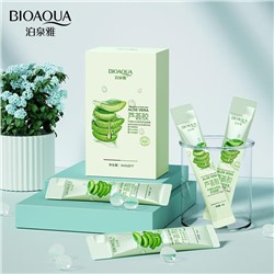 Увлажняющая маска для лица с экстрактом алоэ Bioaqua Aloe Vera 4ml*20шт