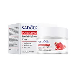 Sadoer Антивозрастной крем для лица с экстрактом граната Pomegranate Fresh Brightening Cream, 50г