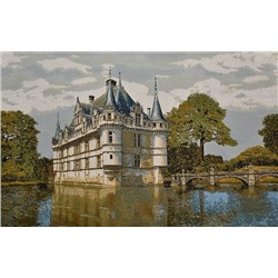 Картина 35х55 гобелен "Замок Азаи" (евро)
